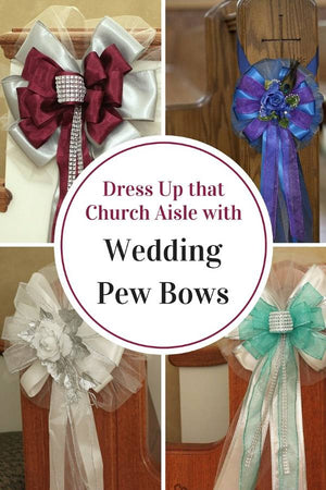 Dress Up That Aisle With Wedding Pew Bows