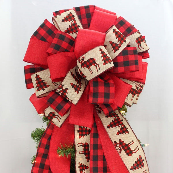 Buffalo Plaid Christmas Bows