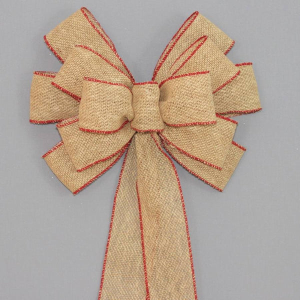 Burlap Christmas Bows