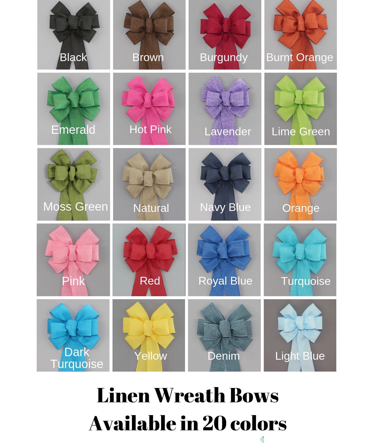 Burnt Orange Fall Wreath Bow