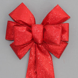 Gold Sparkle Christmas Wreath Bow 